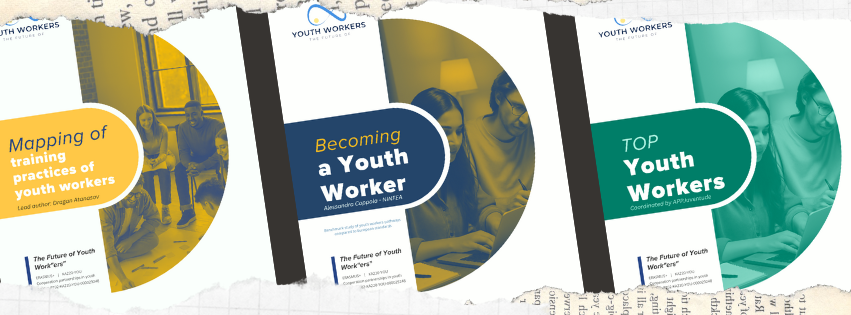 Capas dos Resultados Principais do Projeto Youth Work